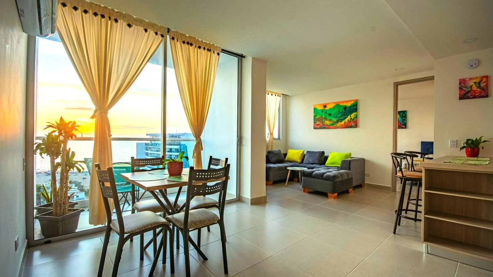 Exclusivo Apartamento En Cielo Mar-Playa Las Americas, Con Maravillosas Vistas Del Atardecer De Cartagena Apartment